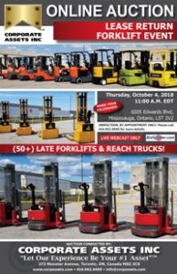 Lease Return Forklift Event