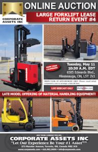 Large Forklift Lease Return Event #4