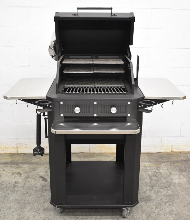 HELLRAZR FORTRESS charcoal grill & smoker-image