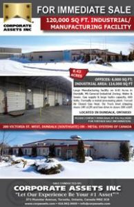 120,000 SQ FT. Industrial/Manufacturing Facility
