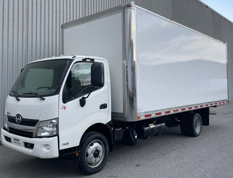 HINO 195 cab-over box truck-image