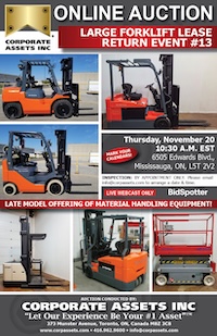 Large Forklift Lease Return Event #13